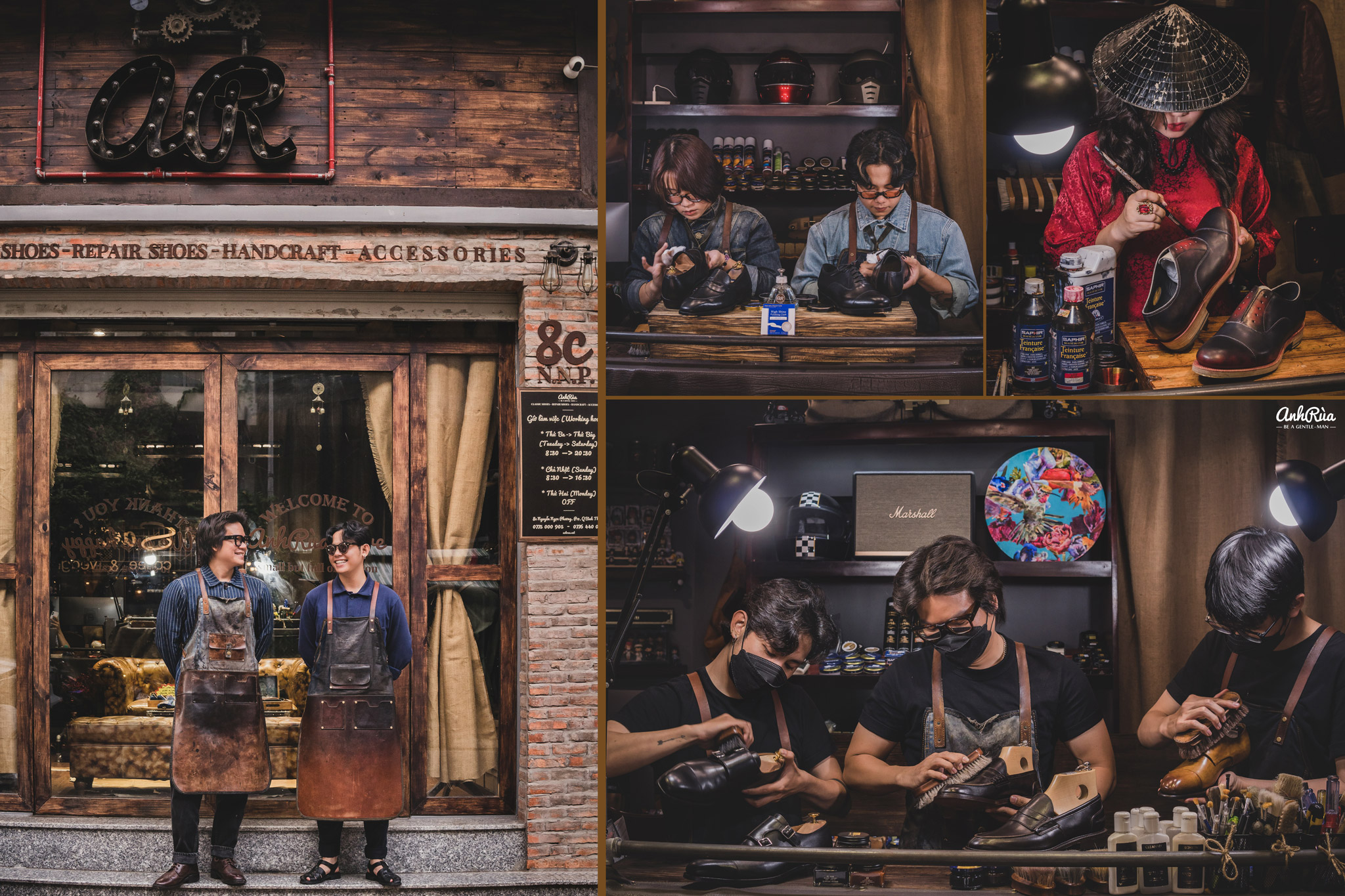 DỊCH VỤ CHĂM SÓC GIÀY DA ĐẦY ĐỦ VÀ TOÀN DIỆN TẠI ANH RÙA STORE