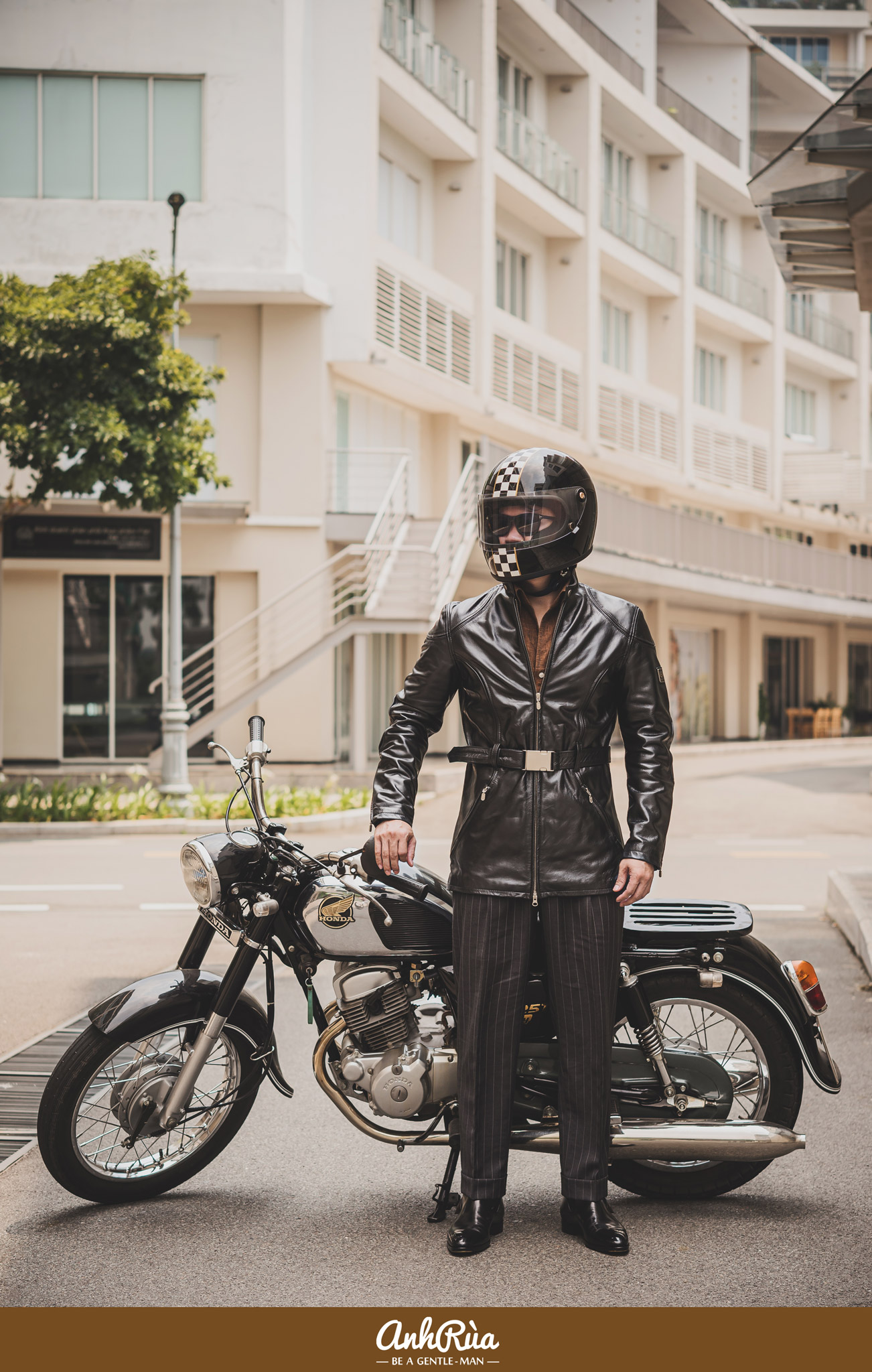 Áo Khoác Da Nam Black Biker Jacket Belstaff
