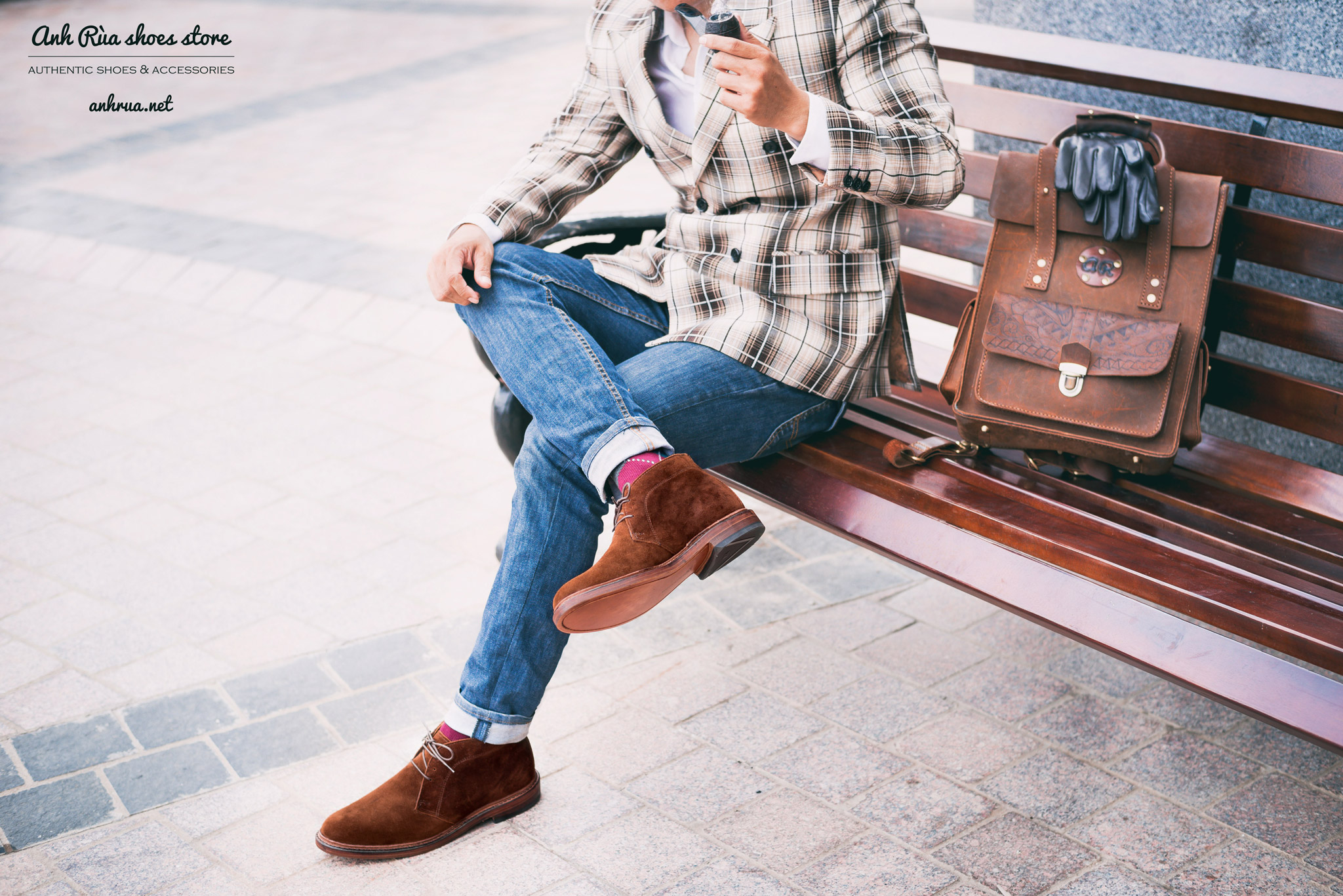 How To Wear Chukka Boots With Jeans For Men-Bruno Marc, 53% OFF