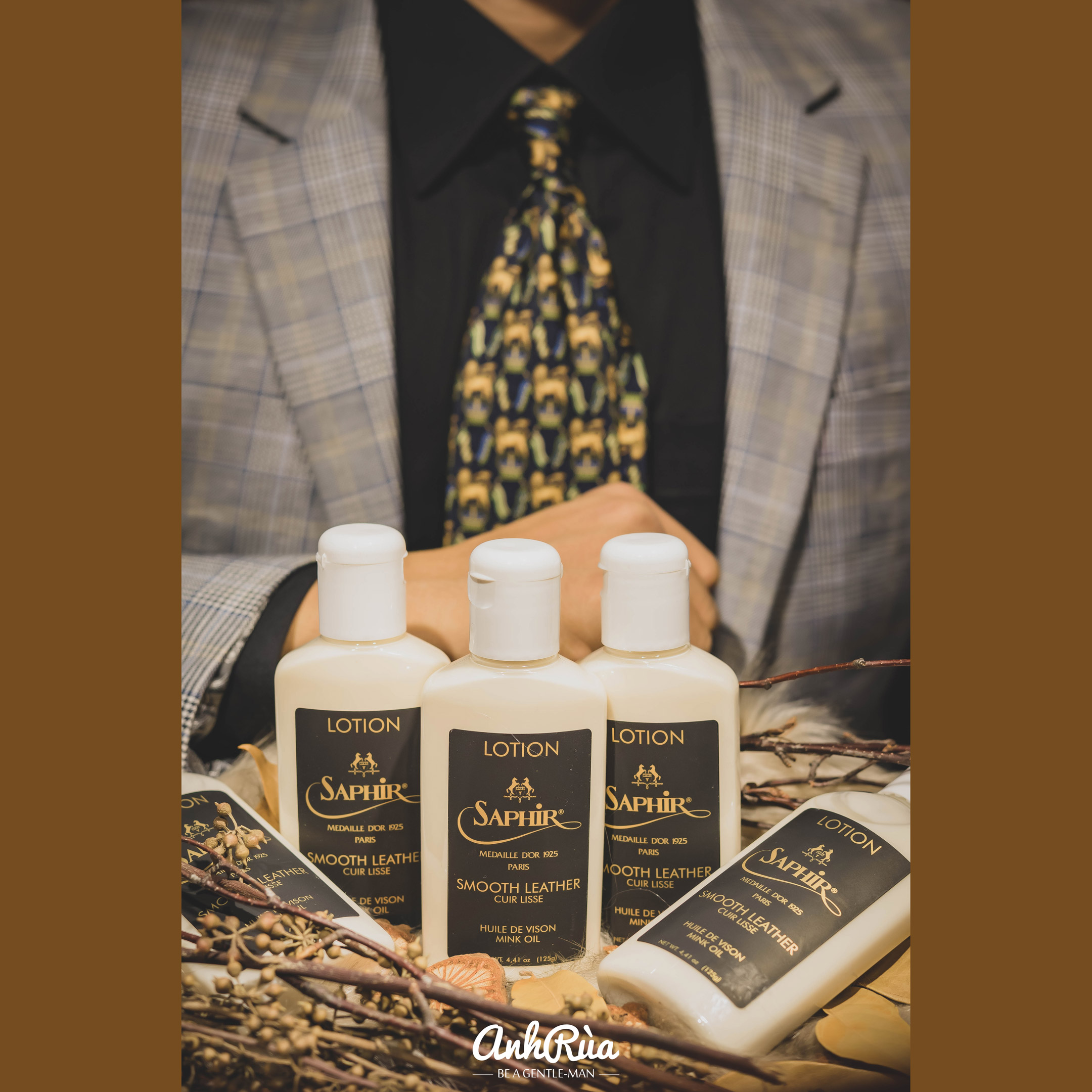 Kem dưỡng làm sạch đồ da cao cấp Saphir MDO Lotion