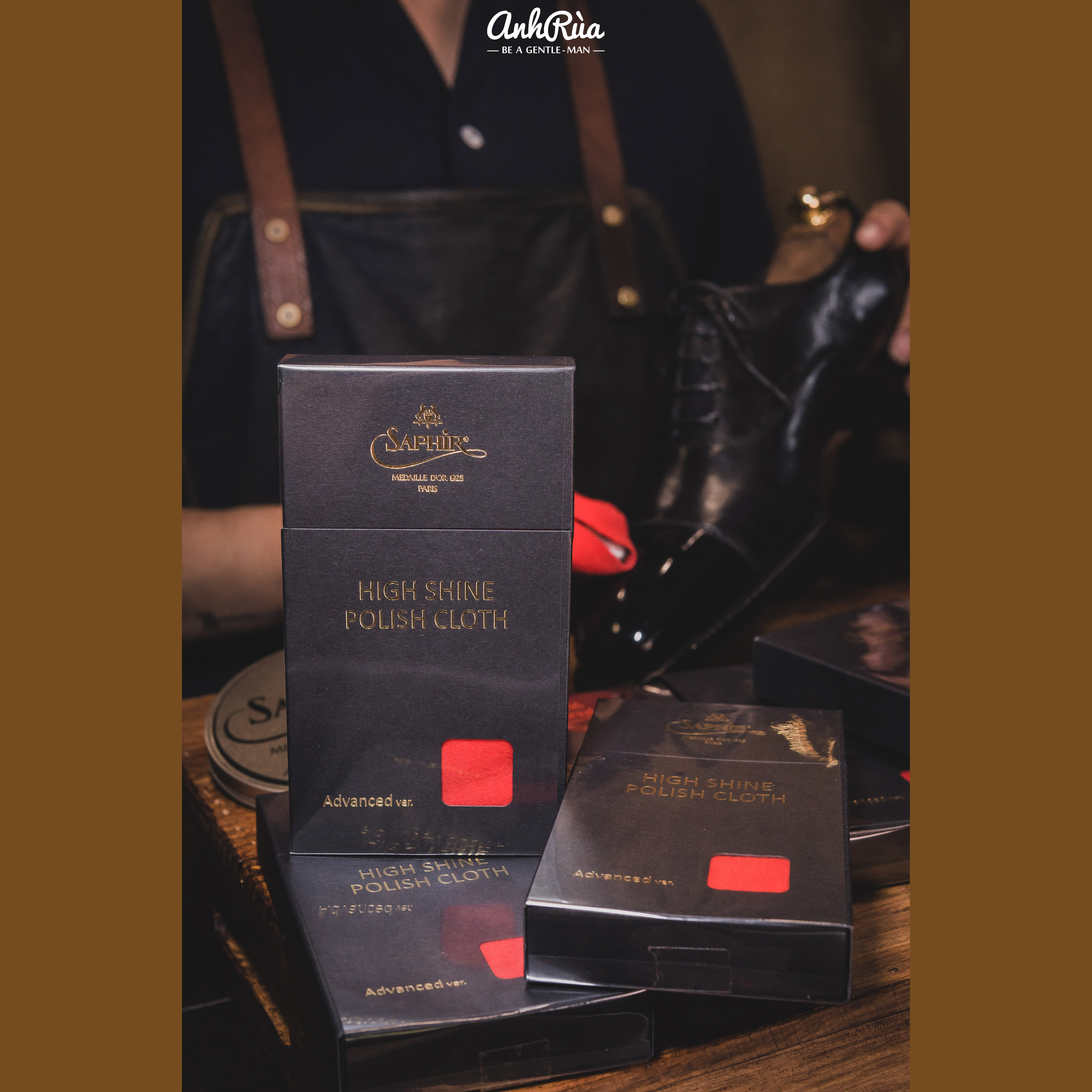 Khăn đánh giày High Shine Polish Cloth Advanced MDO Saphir