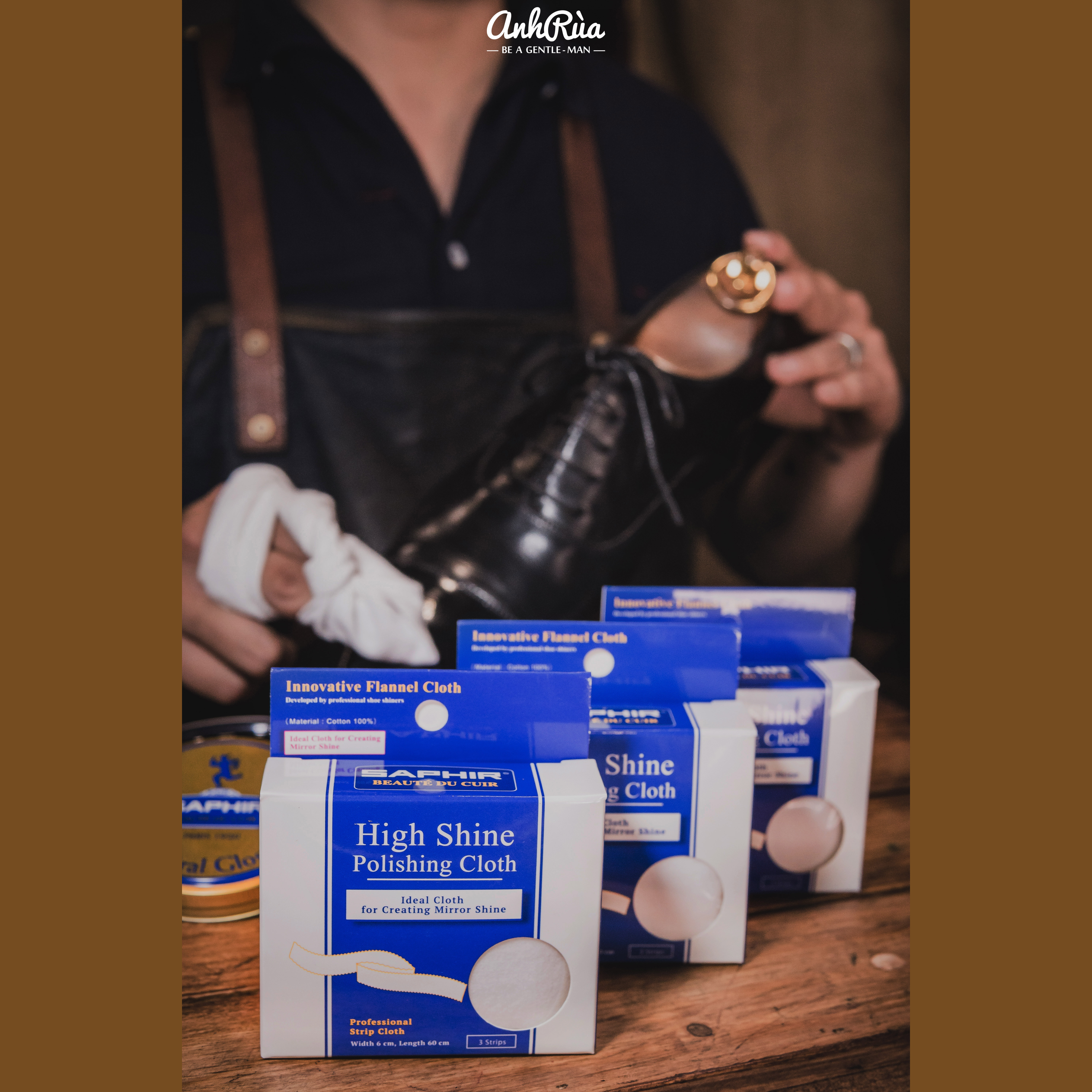 Khăn đánh giày High Shine Polishing Cloth BDC Saphir